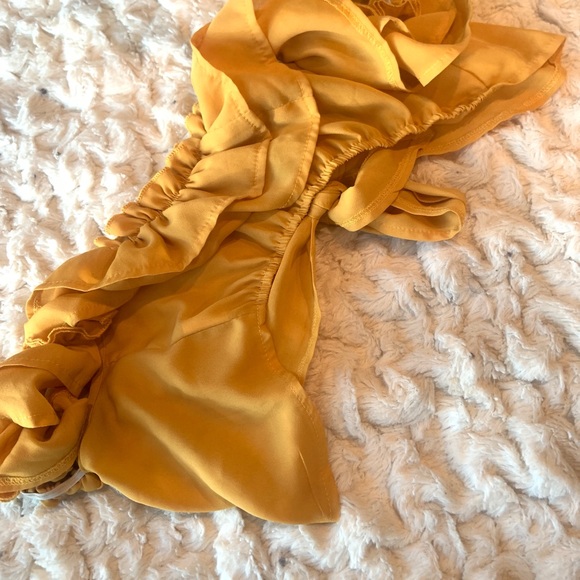 Layered ruffle trim crop top S - Picture 5 of 7